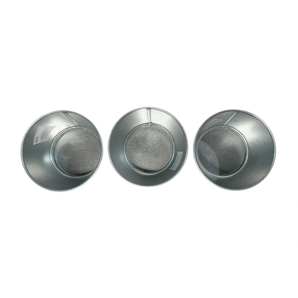 IKEA | Set of Two BINTJE Plant Pots Galvanized, 4 ¼ 